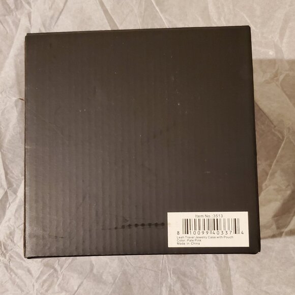 NIB Brouk & Co Leah Travel Jewelry Case with Pouch in Blue Velvet - Picture 8 of 8